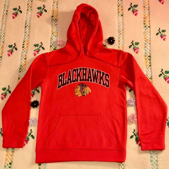 NHL Tops - New NHL Chicago Blackhawks Red Hoodie Adult Small